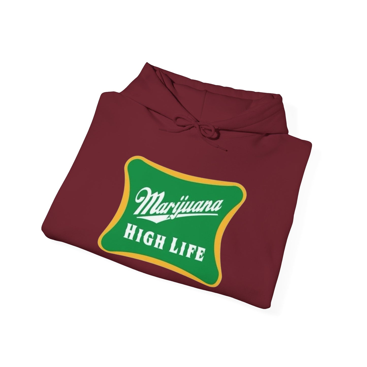 Marijuana High Life Graphic Hoodie Unisex Heavy Blend™ Hooded Sweatshirt