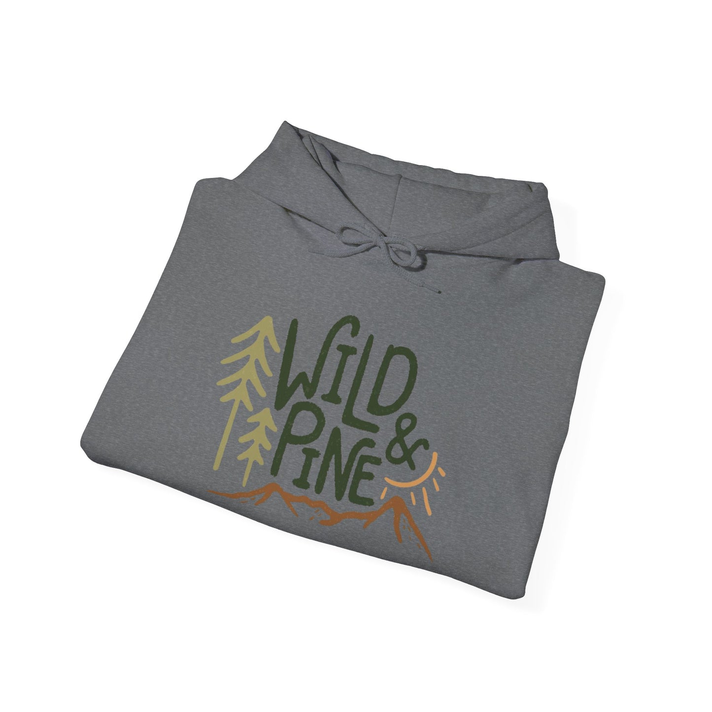 Wild And Pine Outdoors Graphic Hoodie Unisex Heavy Blend™ Hooded Sweatshirt