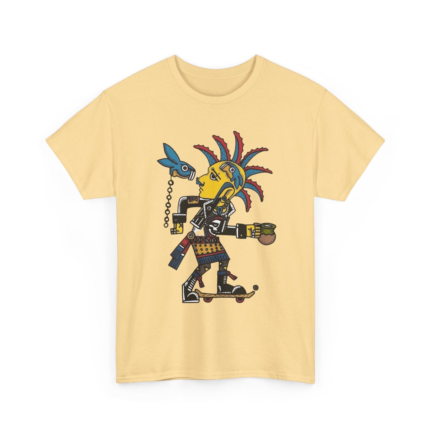 Ancient Skateboarding Graphic T Shirt Unisex Heavy Cotton NEW Tee