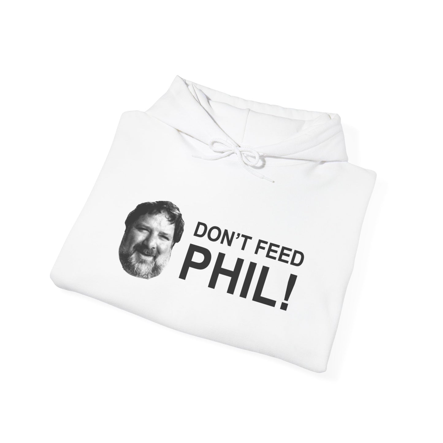Don't Feed Phil Viva La Bam Vintage Graphic Hoodie Heavy Blend Sweatshirt NEW