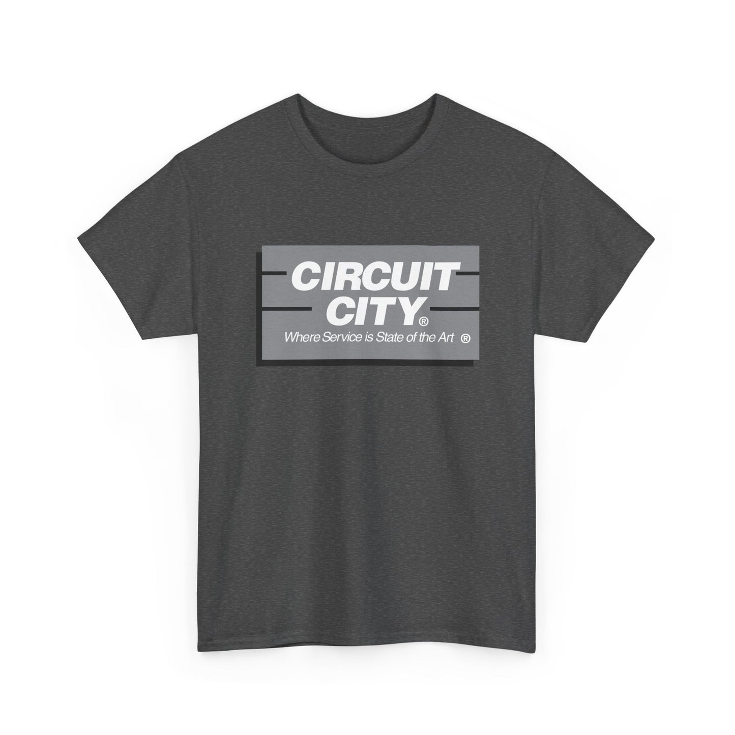 Circuit city T-shirt vintage graphic employee shirt retro design Unisex Heavy