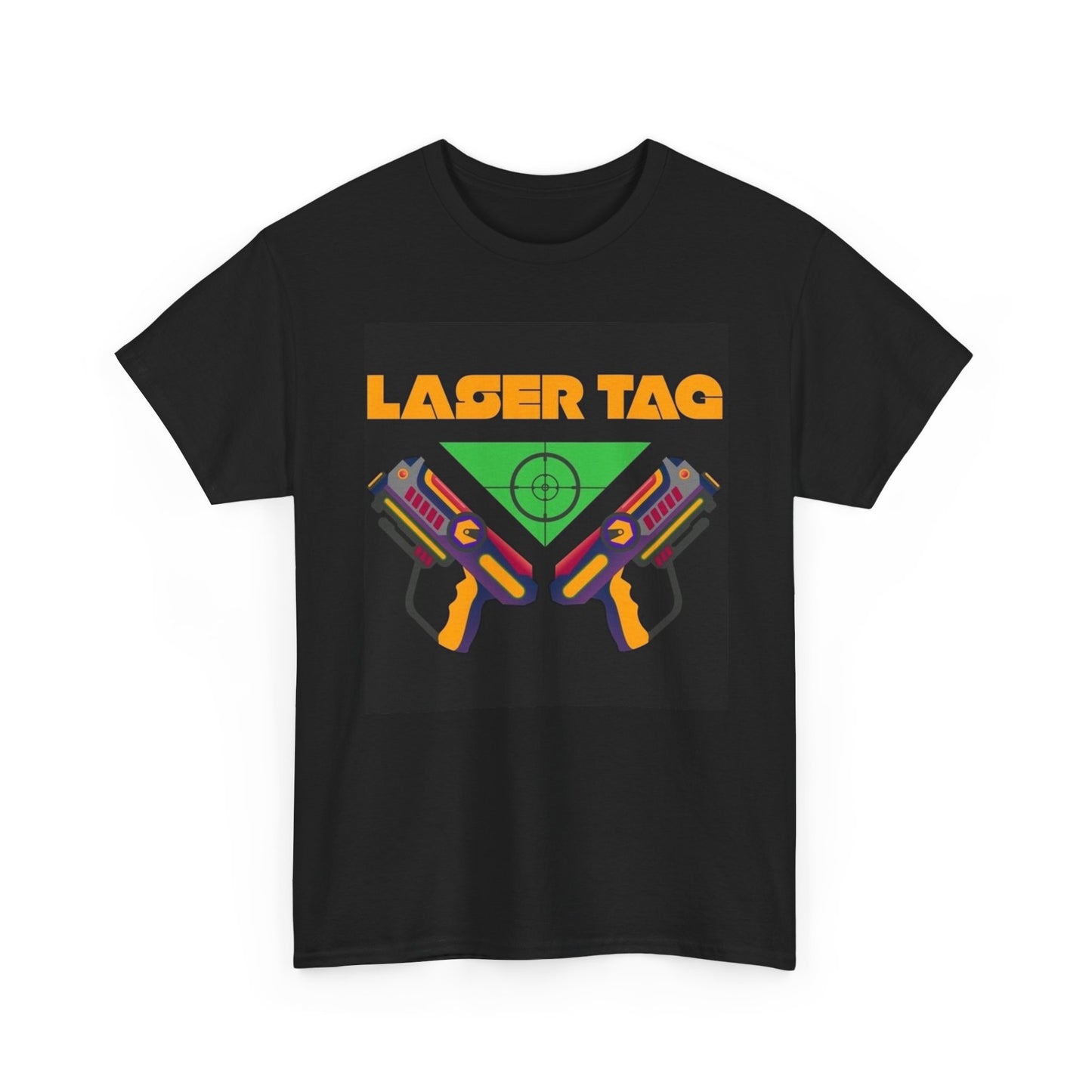 Laser Tag Shirt Graphic Funny Gift Unisex Heavy Cotton Tee
