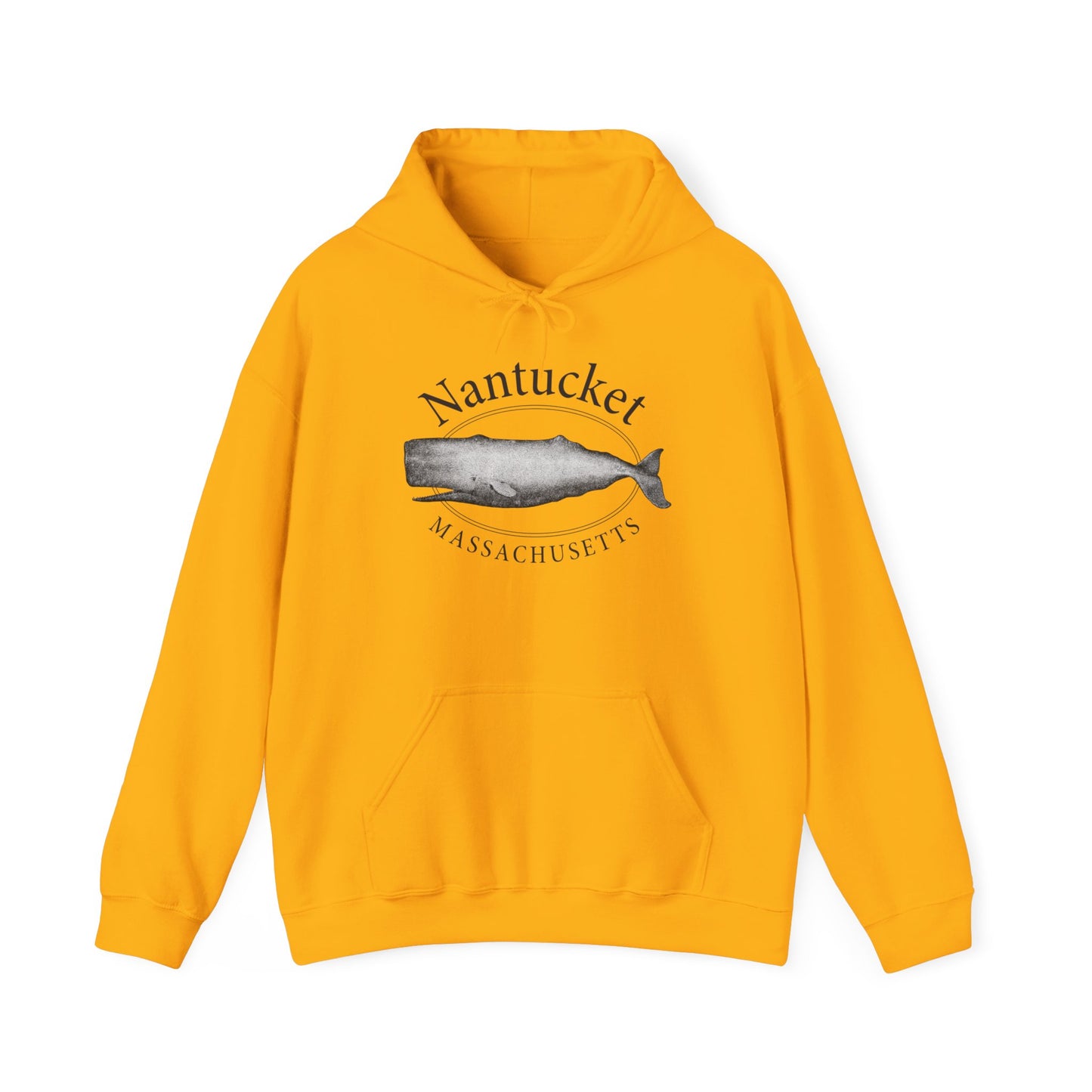 Nantucket Massachusetts Graphic Hoodie Unisex Heavy Blend™ Hooded Sweatshirt