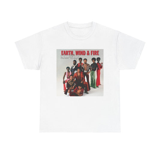 Earth Wind and Fire Tshirt Vintage Poster retro album Unisex Heavy Cotton Tee