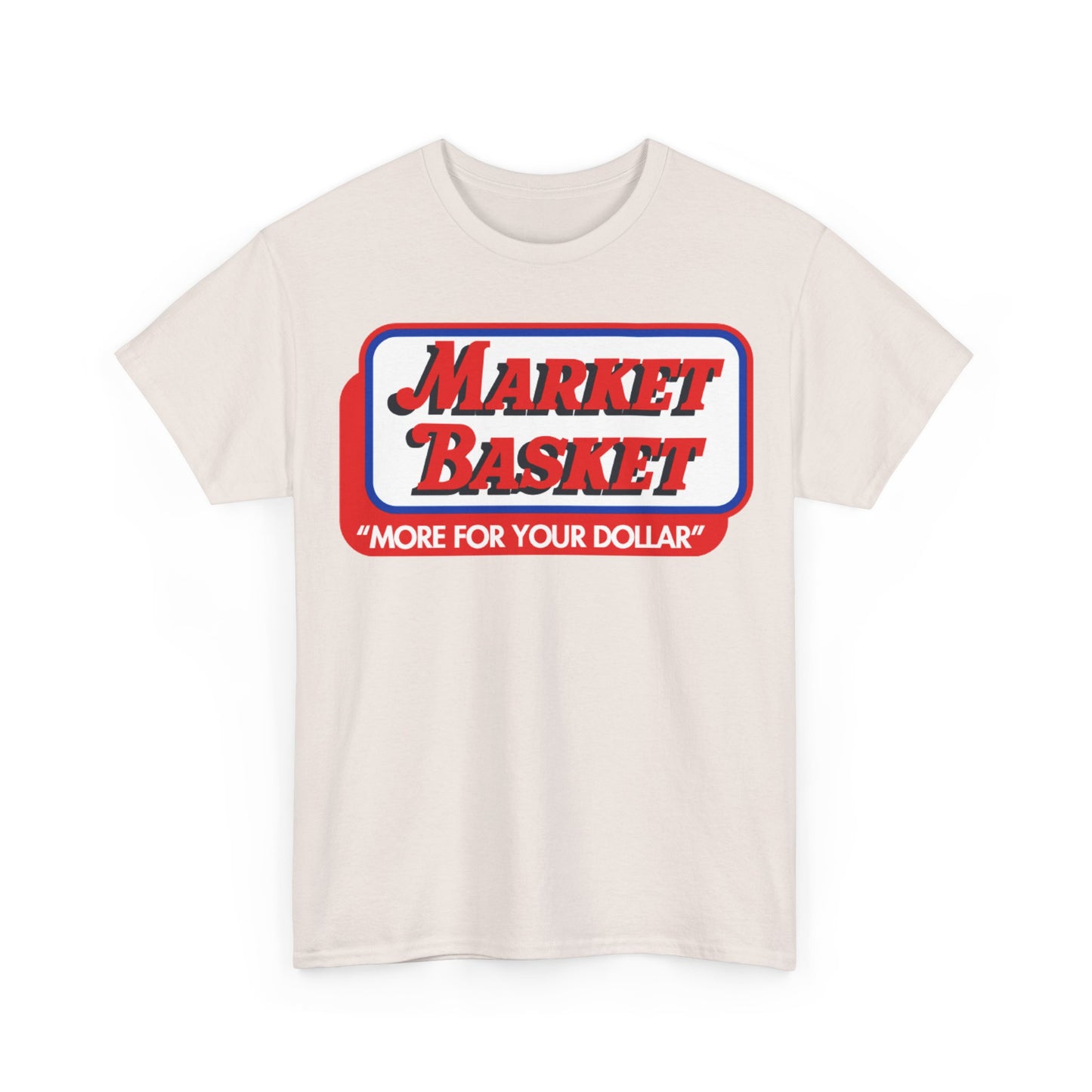 Boston vintage New England market basket patriots Heavy Cotton Tee