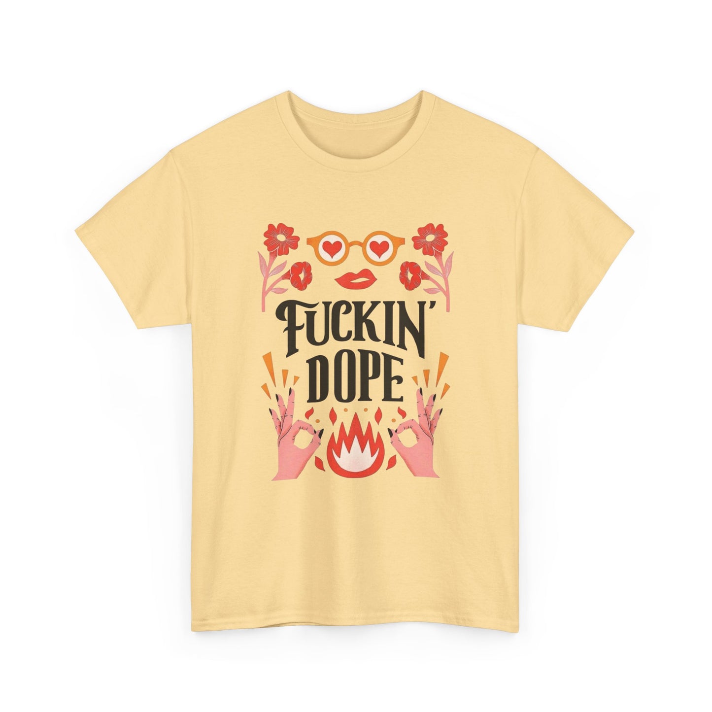 Fricking Dope Graphic T Shirt NEW ADULT Heavy Cotton Tee
