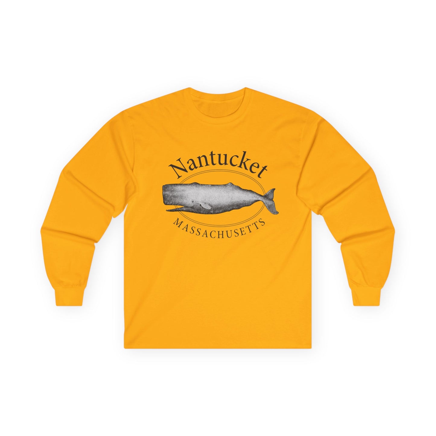 Nantucket USA Graphic Shirt Unisex Ultra Cotton Long Sleeve Tee