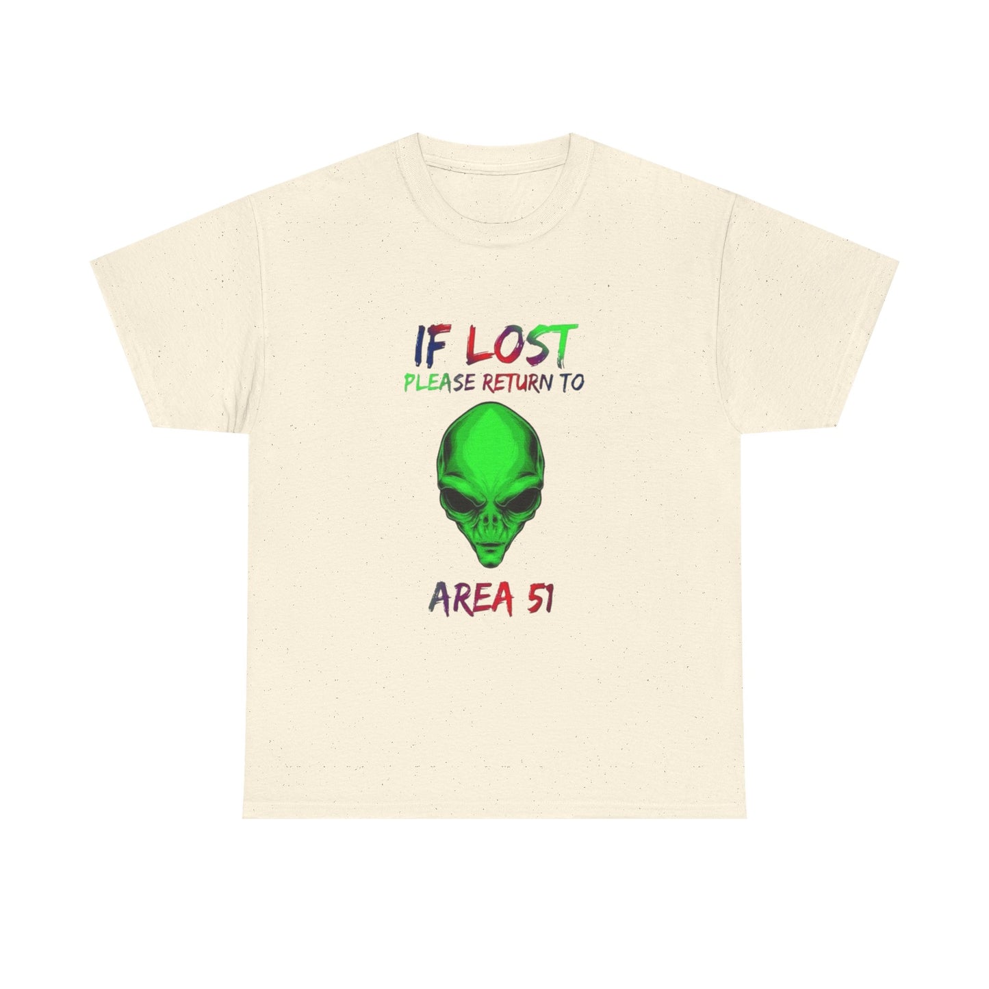 Return To Area 51 Alien Graphic T Shirt NEW Adult Unisex Heavy Cotton Tee