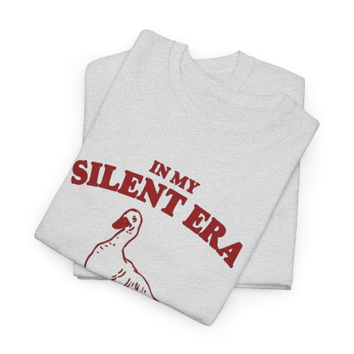 Silent Era Goose Quote T-Shirt, Vintage Film Humor Men's Graphic Tee