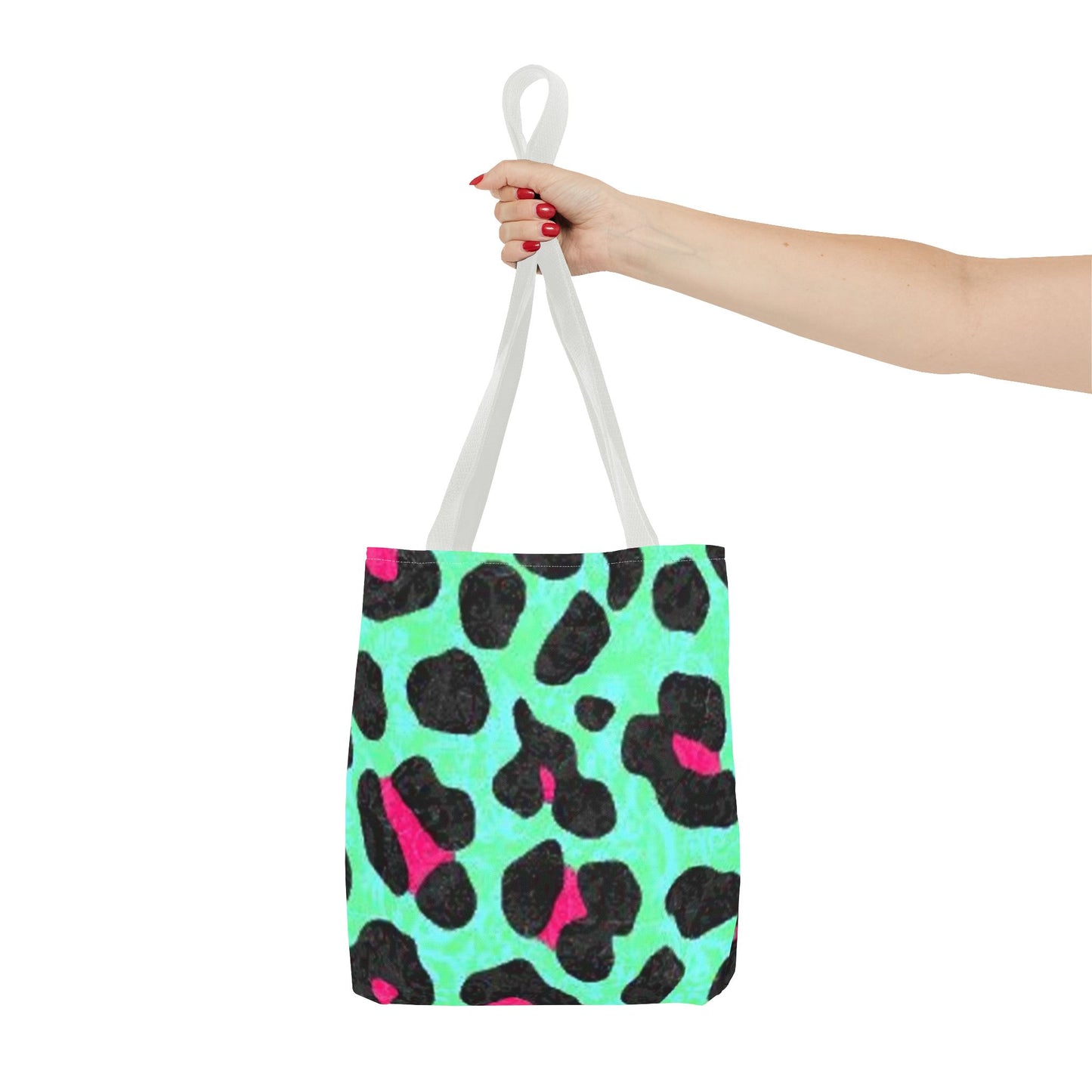Green And Pink Cheetah Print BRAND NEW Purse, Pocketbook,Travel Tote Bag