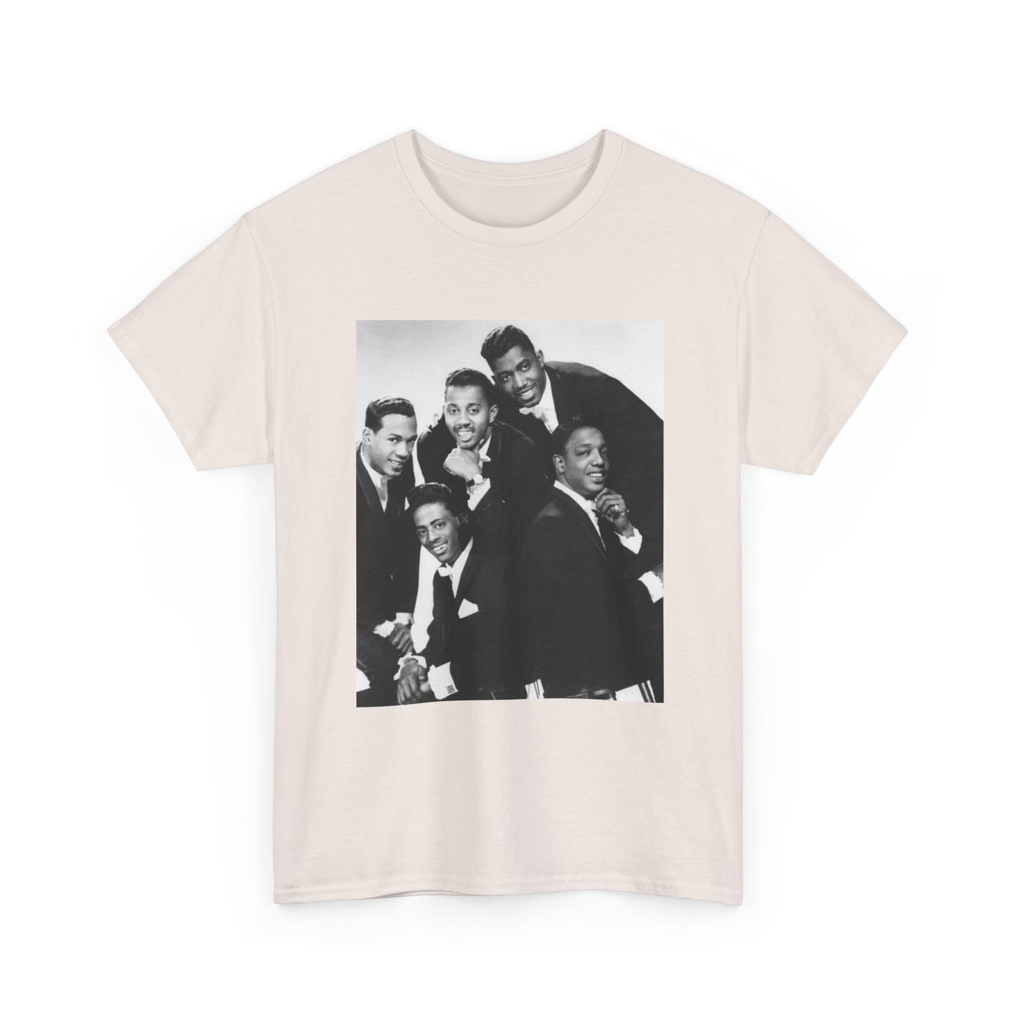 The Temptations Tshirt Album Cover Vintage Concert Graphic Unisex Heavy Cotton