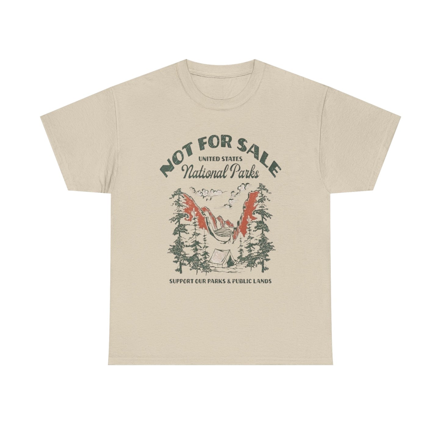 National Parks Not For Sale Graphic T Shirt Unisex Heavy Cotton Tee