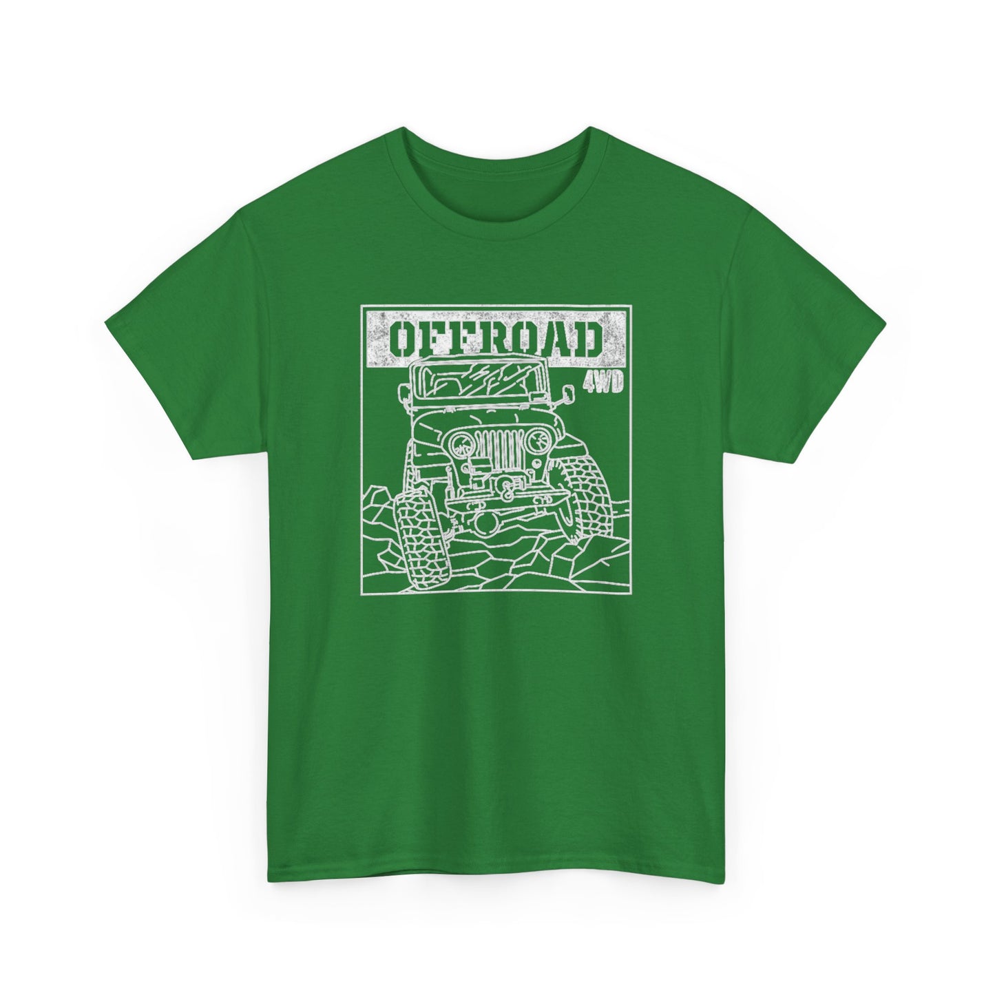 Offroad 4wd Retro Trailboss Graphic T Shirt NEW Unisex Heavy Cotton Tee