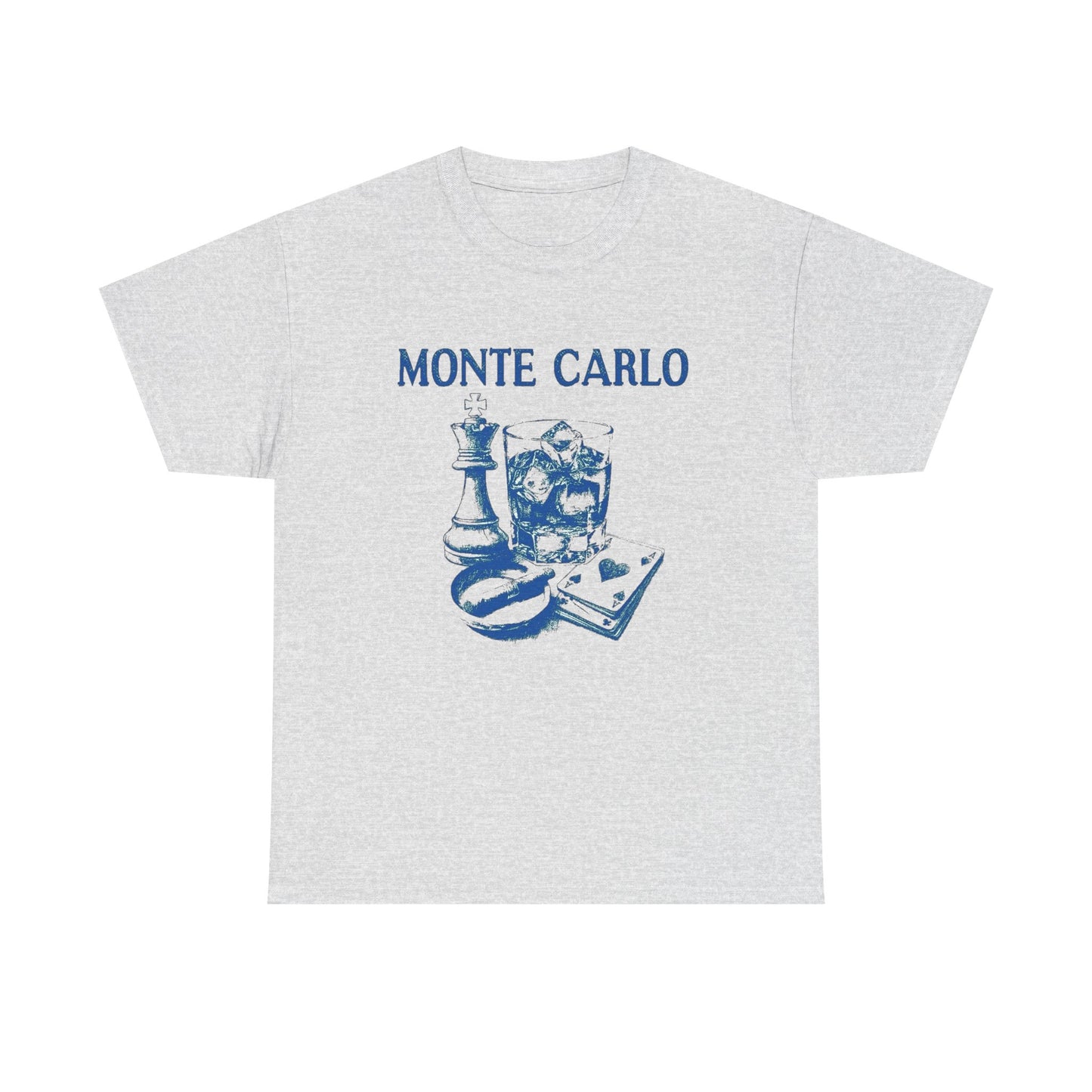 Monte Carlo Vintage Graphic T Shirt Unisex Heavy Cotton Tee