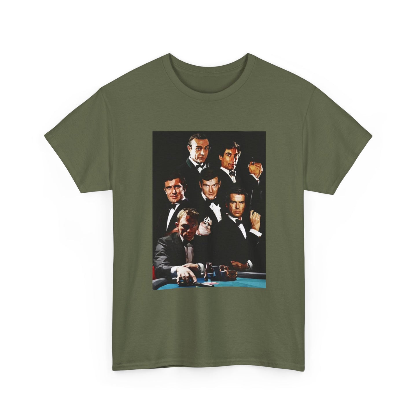 James Bond T-shirt Vintage Bond Collection Merch Unisex Heavy Cotton Tee