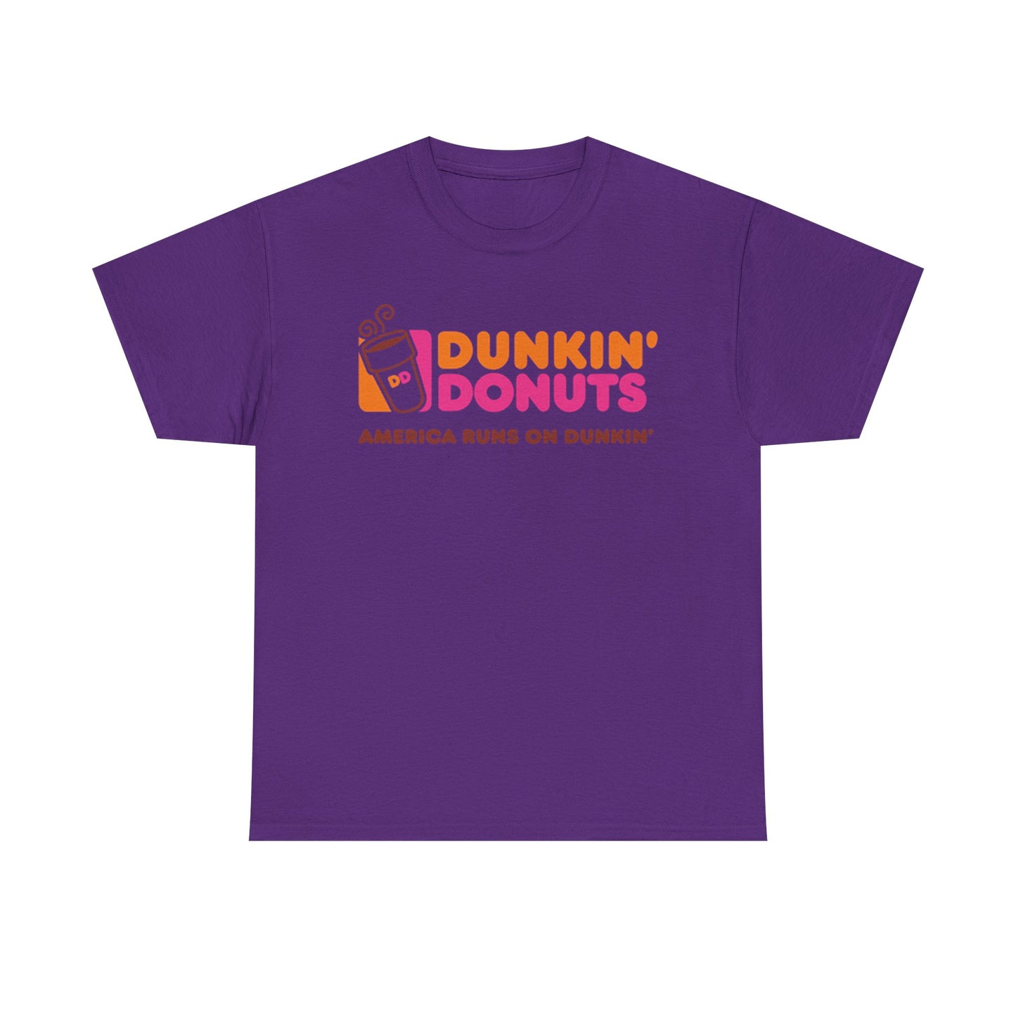 Dunkin’ Donuts T-shirt vintage Boston coffee gift retro Unisex Heavy Cotton Tee