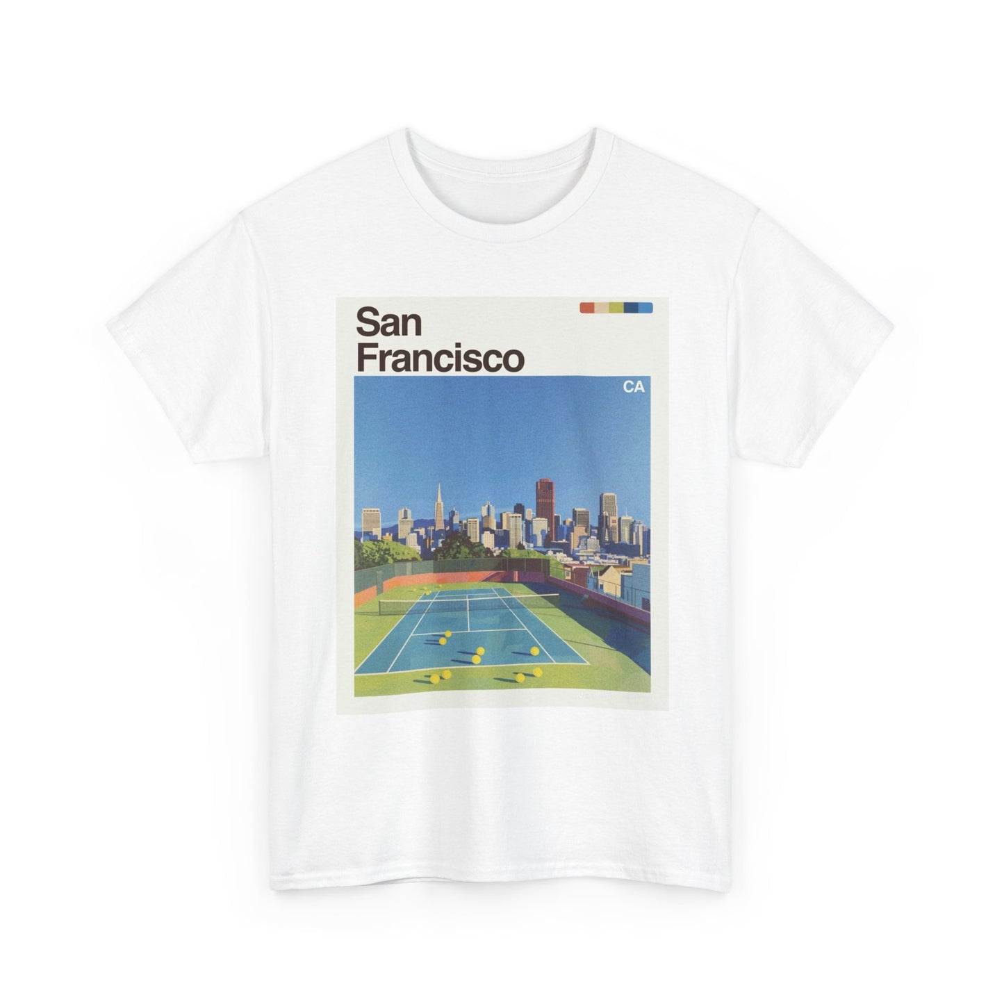 San Francisco Skyline Graphic T Shirt Cotton Tee Apparel New