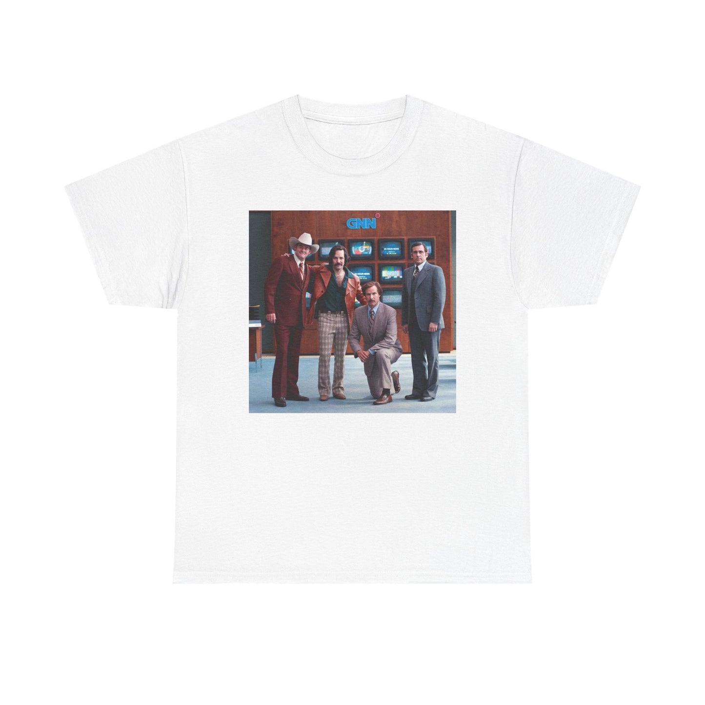 Anchorman Retro Comedy Graphic T Shirt NEW Adult Tee