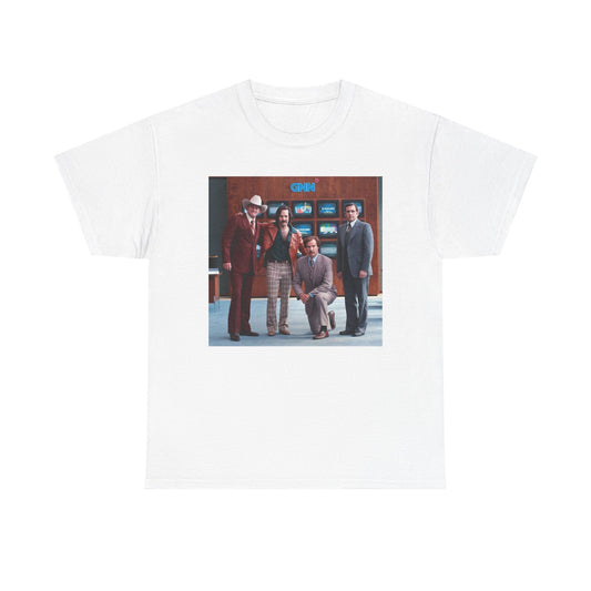 Anchorman Retro Comedy Graphic T Shirt NEW Adult Tee
