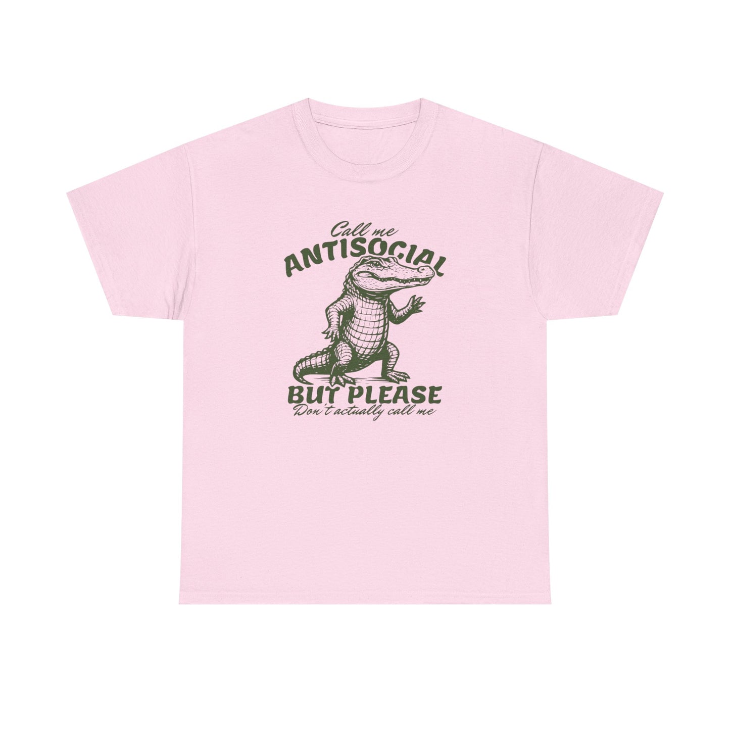 Call Me Anti Social Graphic T Shirt Womens Brand New Cotton Tee