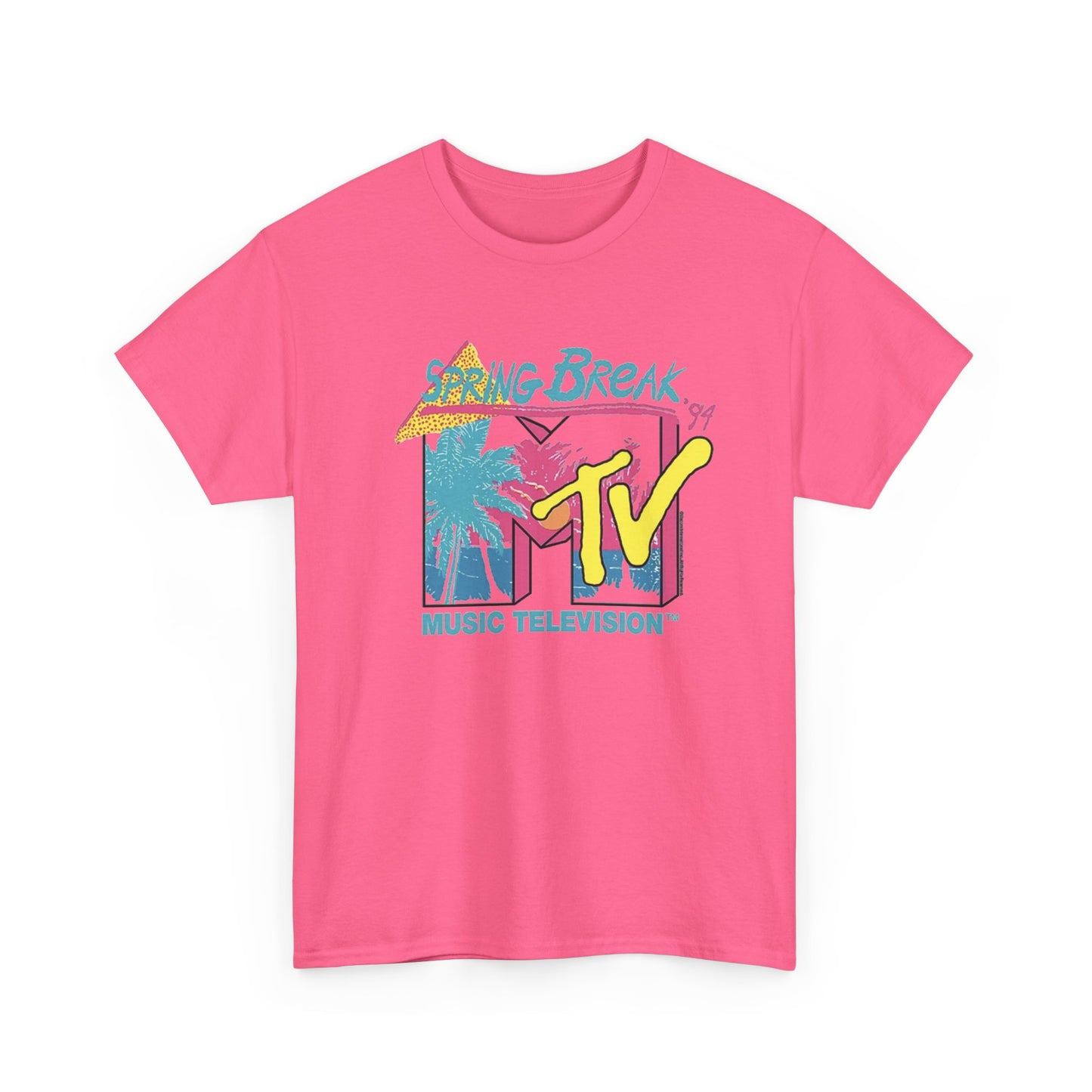 MTV Spring Break 94 Graphic T Shirt Vintage Heavy Cotton Tee