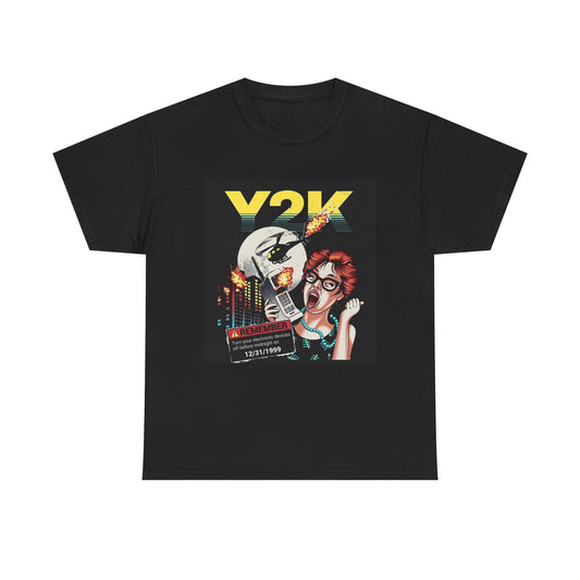 Y2K Tshirt Retro 2000 Graphic Panic Nostalgic Merch Unisex Vintage New York
