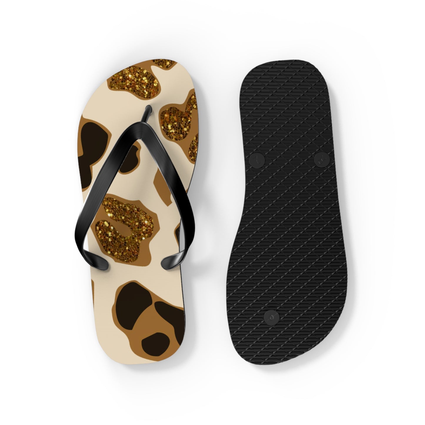 Glitter Bomb Beach Sandals, Slides for Summer, Flip Flops, Water Resistant