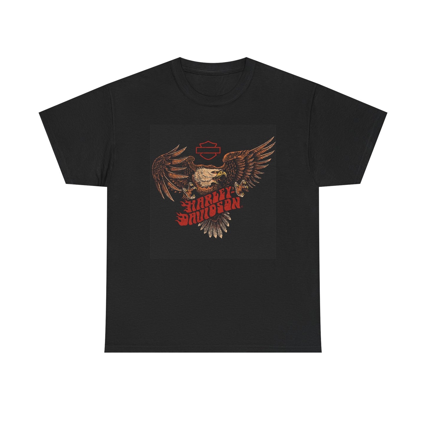 Harley Davidson Motorcycles Graphic T Shirt Vintage Unisex Heavy Cotton Tee 3