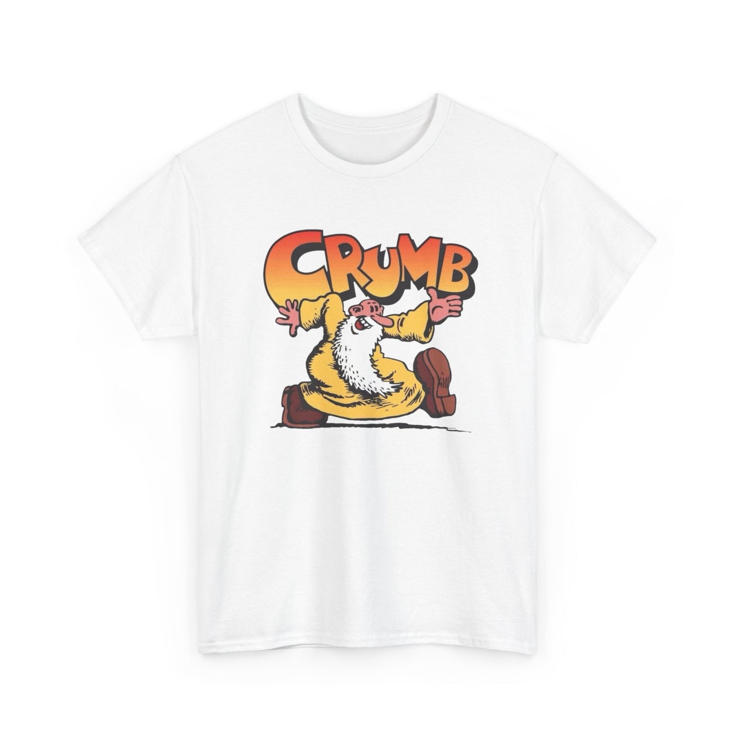 Crumb Vintage Art Funny Graphic T-Shirt Unisex Heavy Cotton Tee