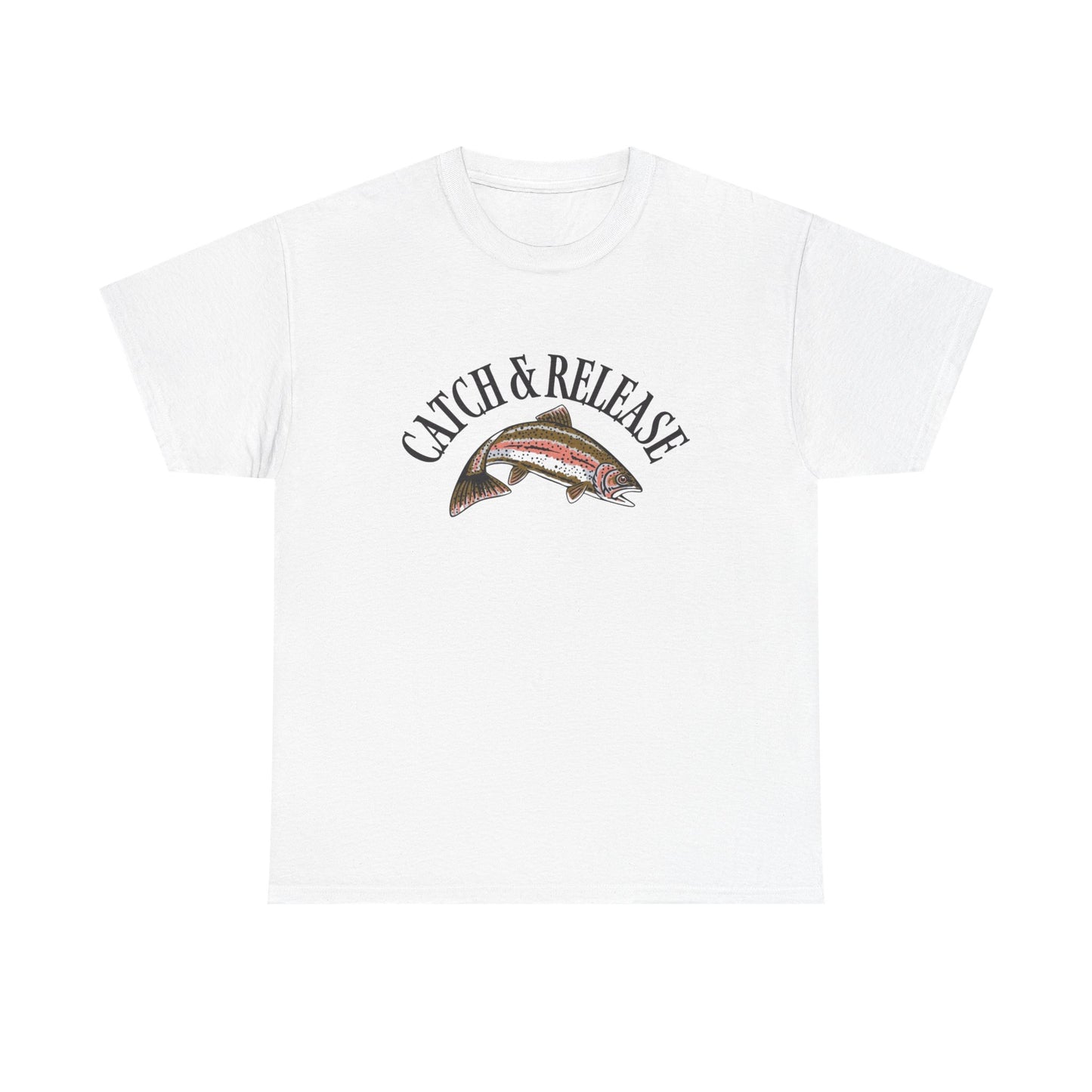 Catch And Release Fishing Graphic T Shirt NEW ADULT