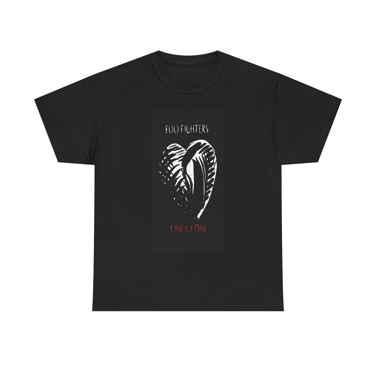Foo fighters T-shirt vintage retro heart design nirvana Unisex Heavy Cotton Tee
