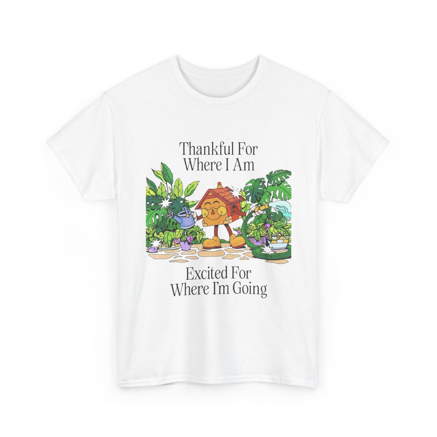 Excited For Where I'm Going T-Shirt NEW Gift Unisex Heavy Cotton Tee