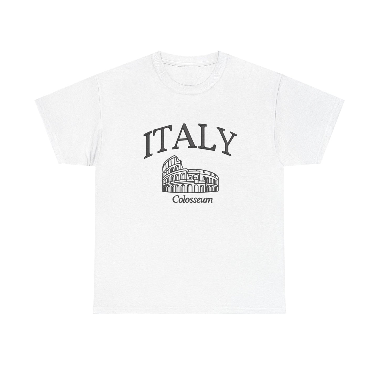 Italy Colosseum Graphic T Shirt NEW Unisex Heavy Cotton Tee