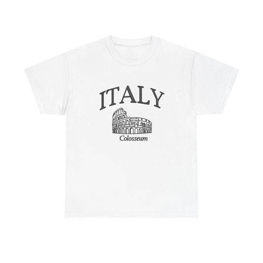 Italy Colosseum Graphic T Shirt NEW Unisex Heavy Cotton Tee