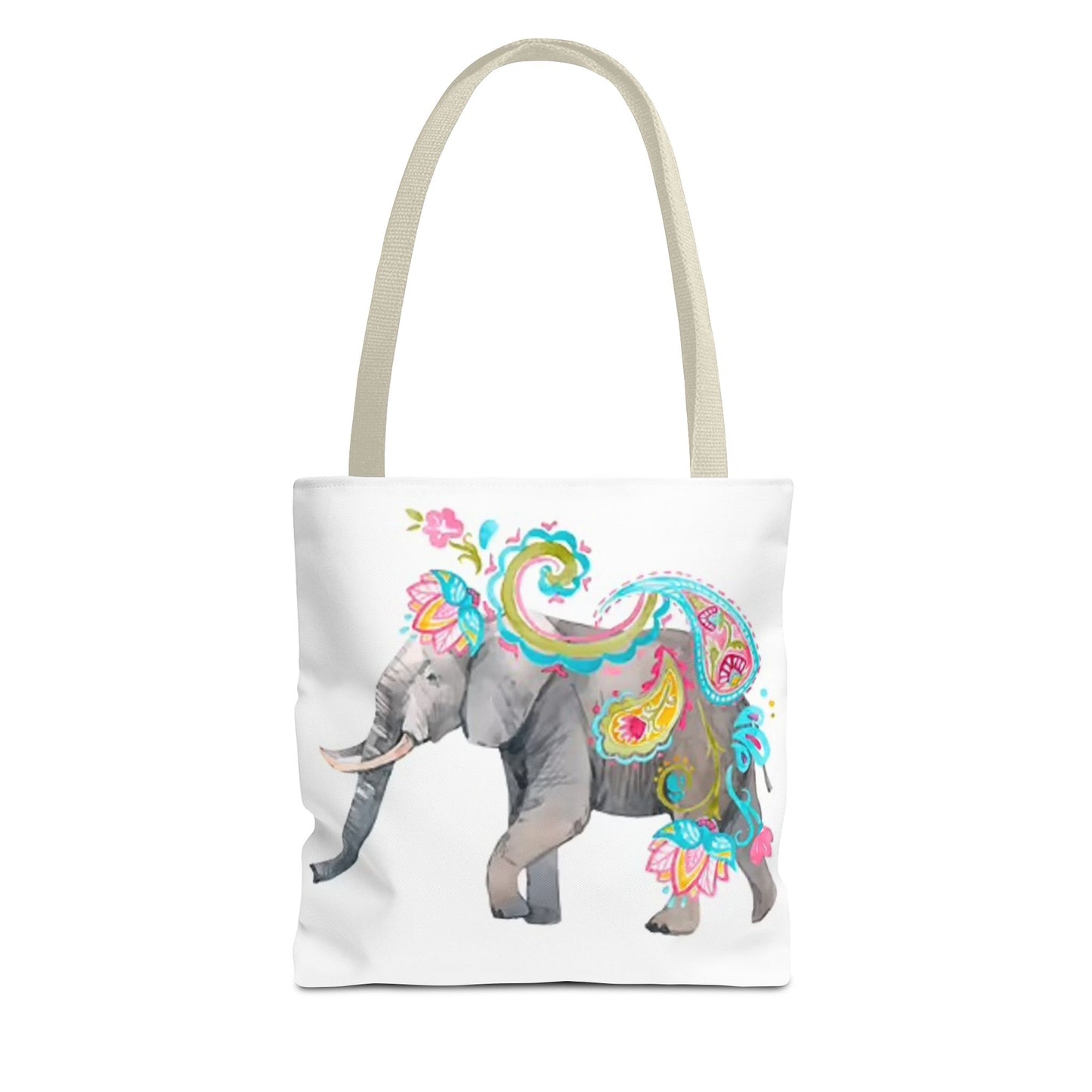 Elephant Multi Color BRAND NEW MODERN Tote Bag (AOP)