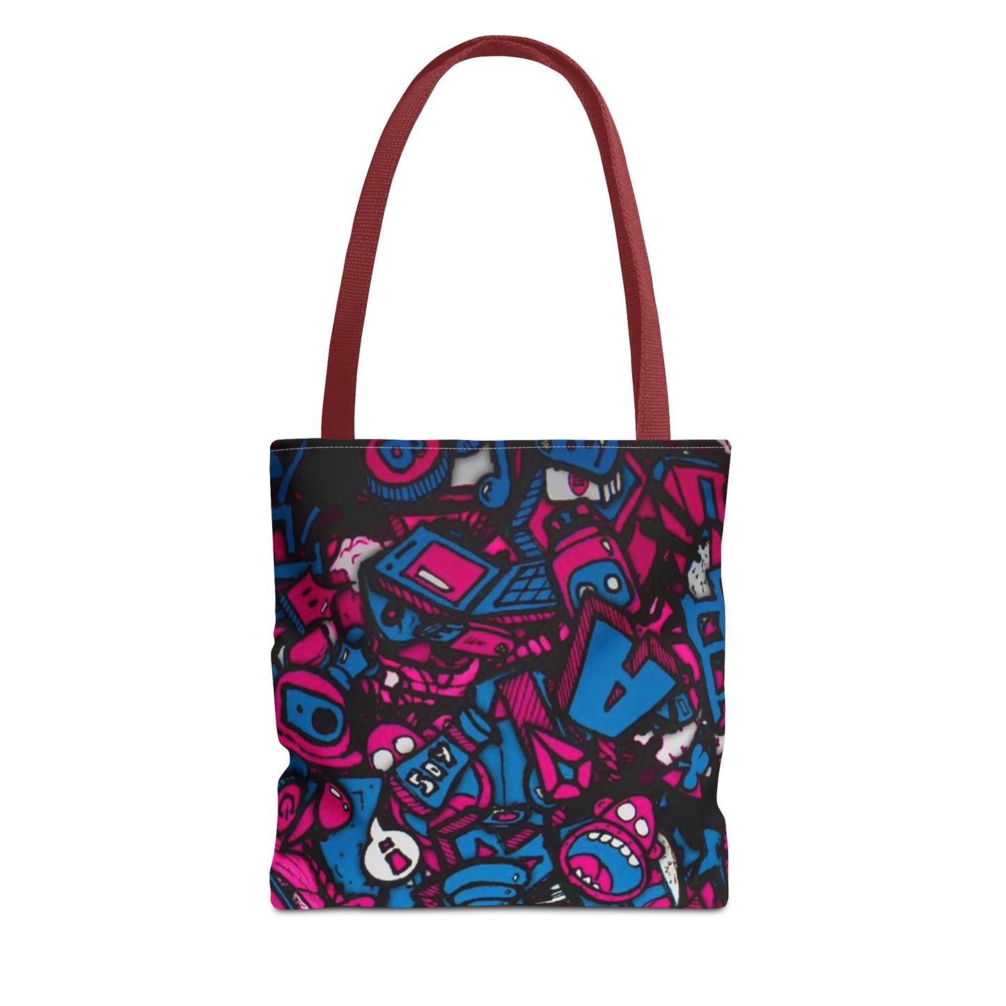 Cartoon Characters All Over Print BRAND NEW Purse, Pocketbook,Travel Tote Bag
