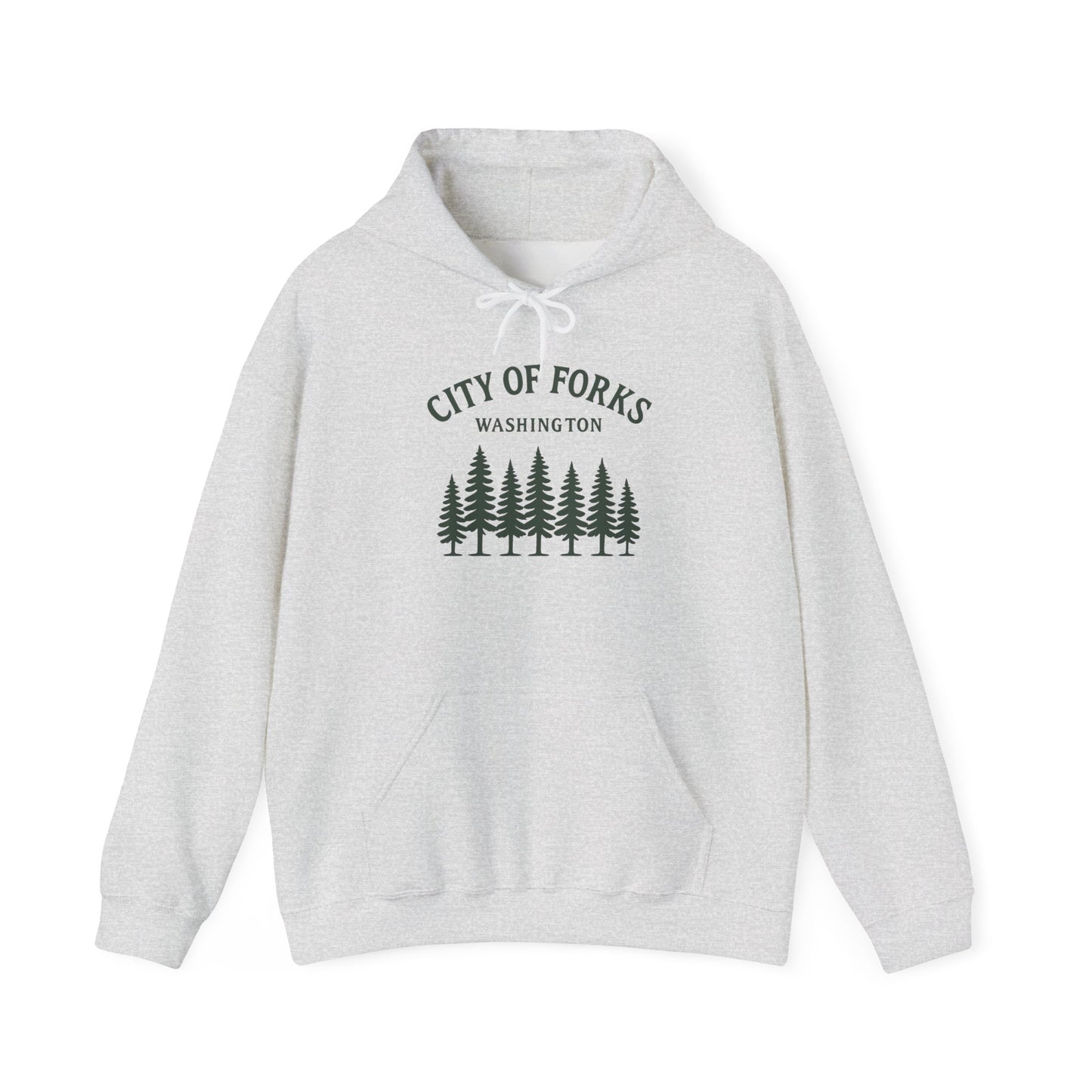 City Of Forks Washington Graphic Hoodie NEW ADULT Heavy Blend™ Hooded Sweatshirt