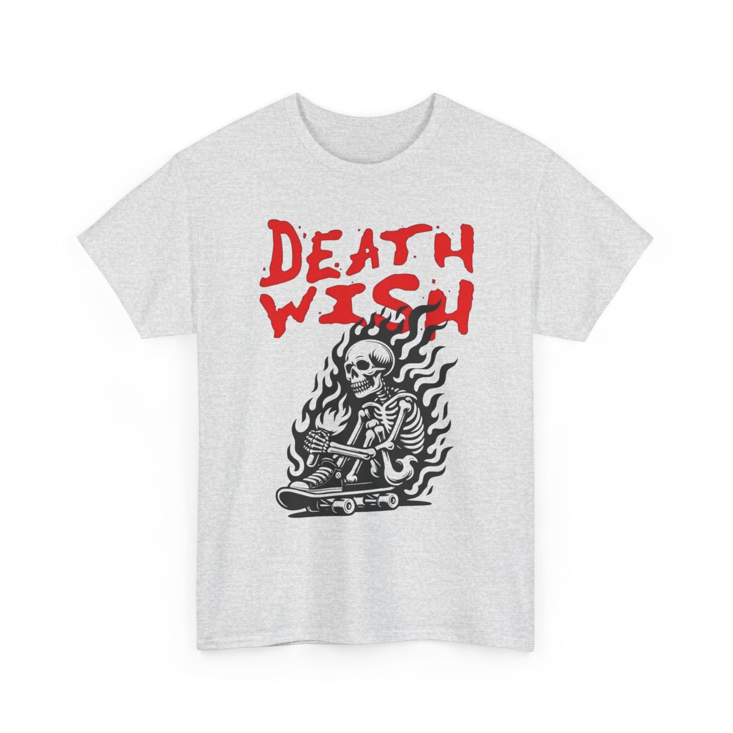 Death Wish Graphic T Shirt Unisex Heavy Cotton Tee