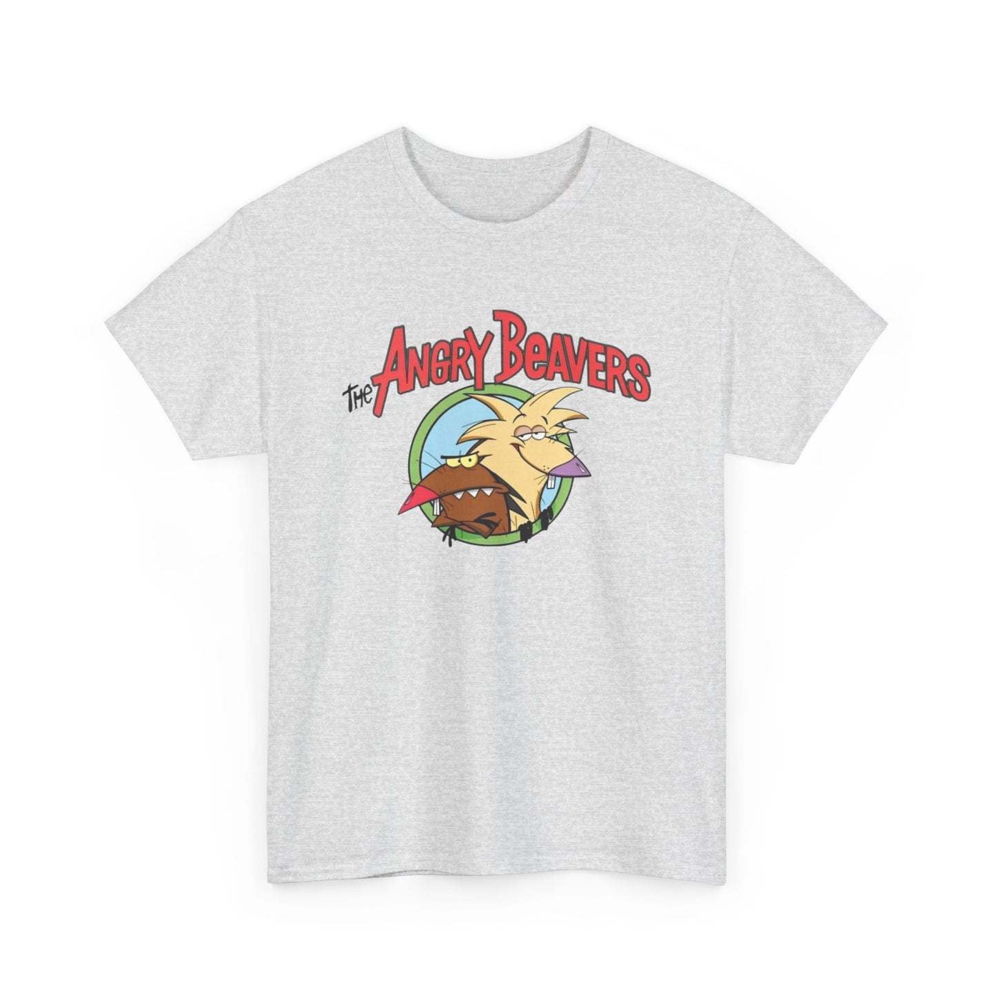 The Angry Beavers 90s Vintage Graphic T-Shirt Unisex Heavy Cotton Tee Gift NEW