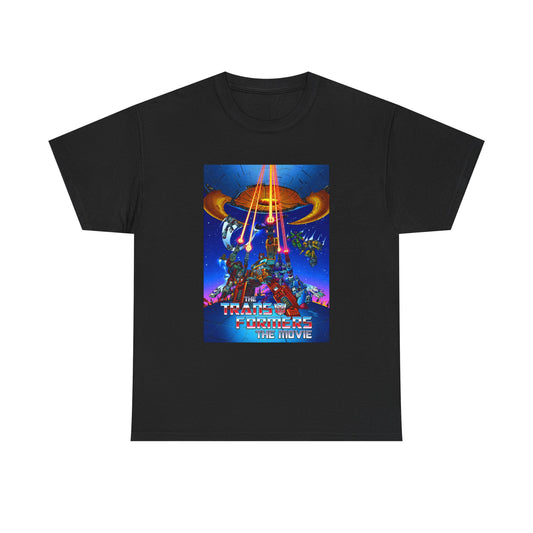 Transformers T shirt Retro Movie Poster Toys Unisex Heavy Cotton Tee