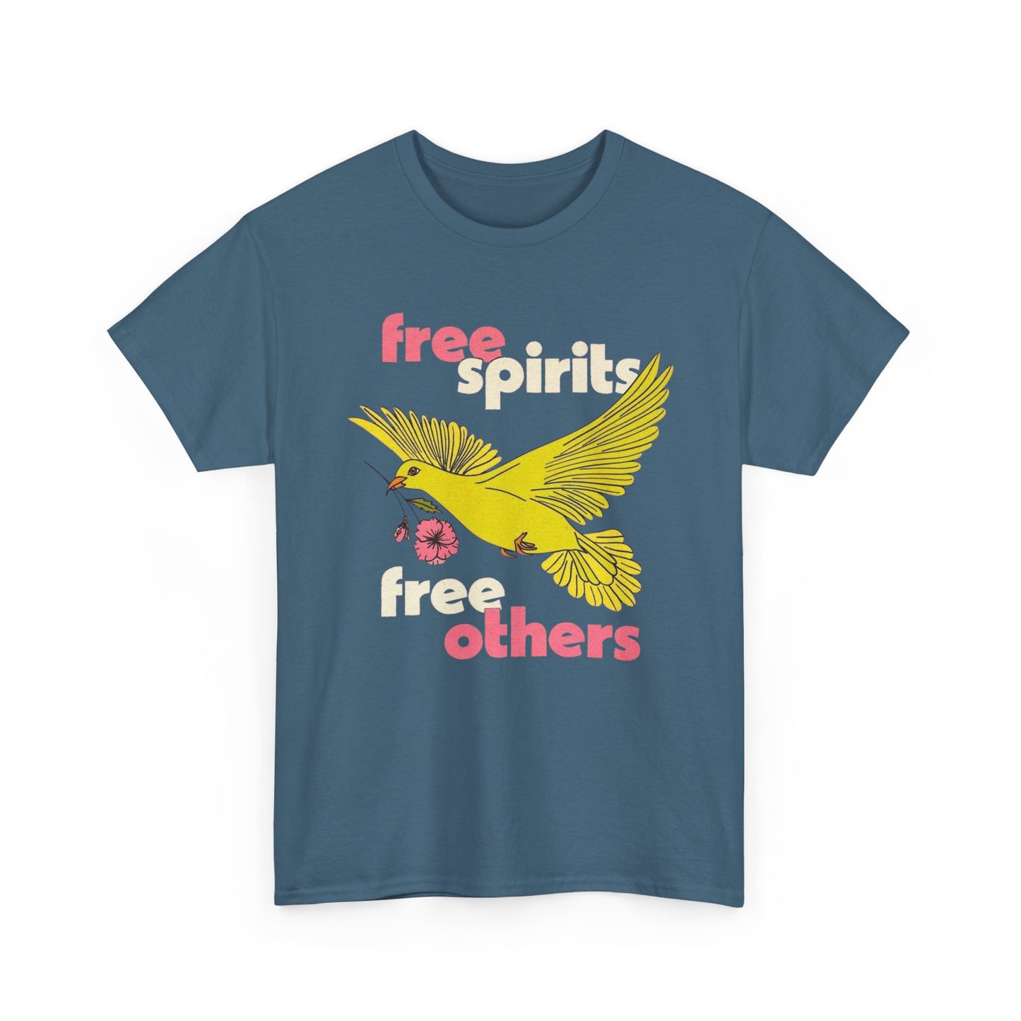 Free Spirits Free Others Graphic T Shirt Unisex Cotton Tee - New Gift - Tee