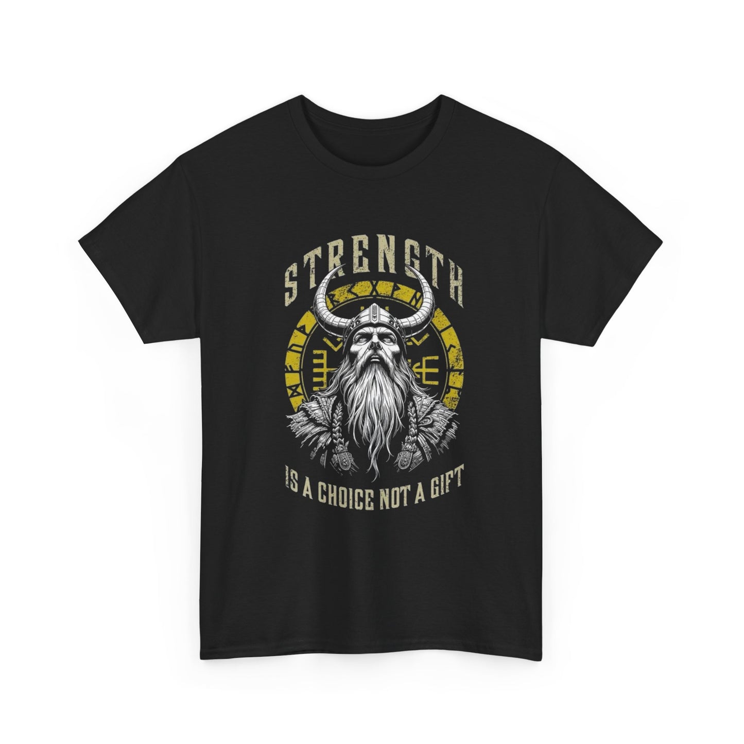 Strength Is A Choice Viking Graphic T Shirt NEW ADULT TEE VINTAGE