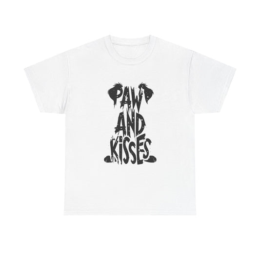Paws And Kisses Dogs Graphic T Shirt NEW ADULT
