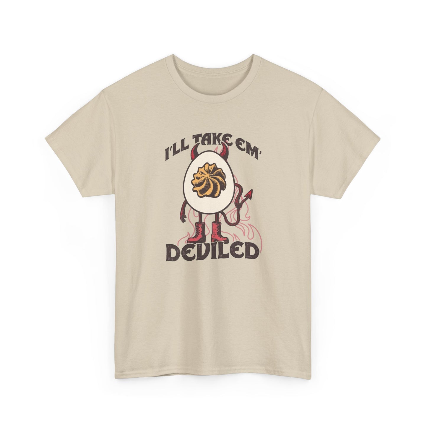 Funny Deviled Egg Jokes Graphic T Shirt NEW Unisex Heavy Cotton Tee