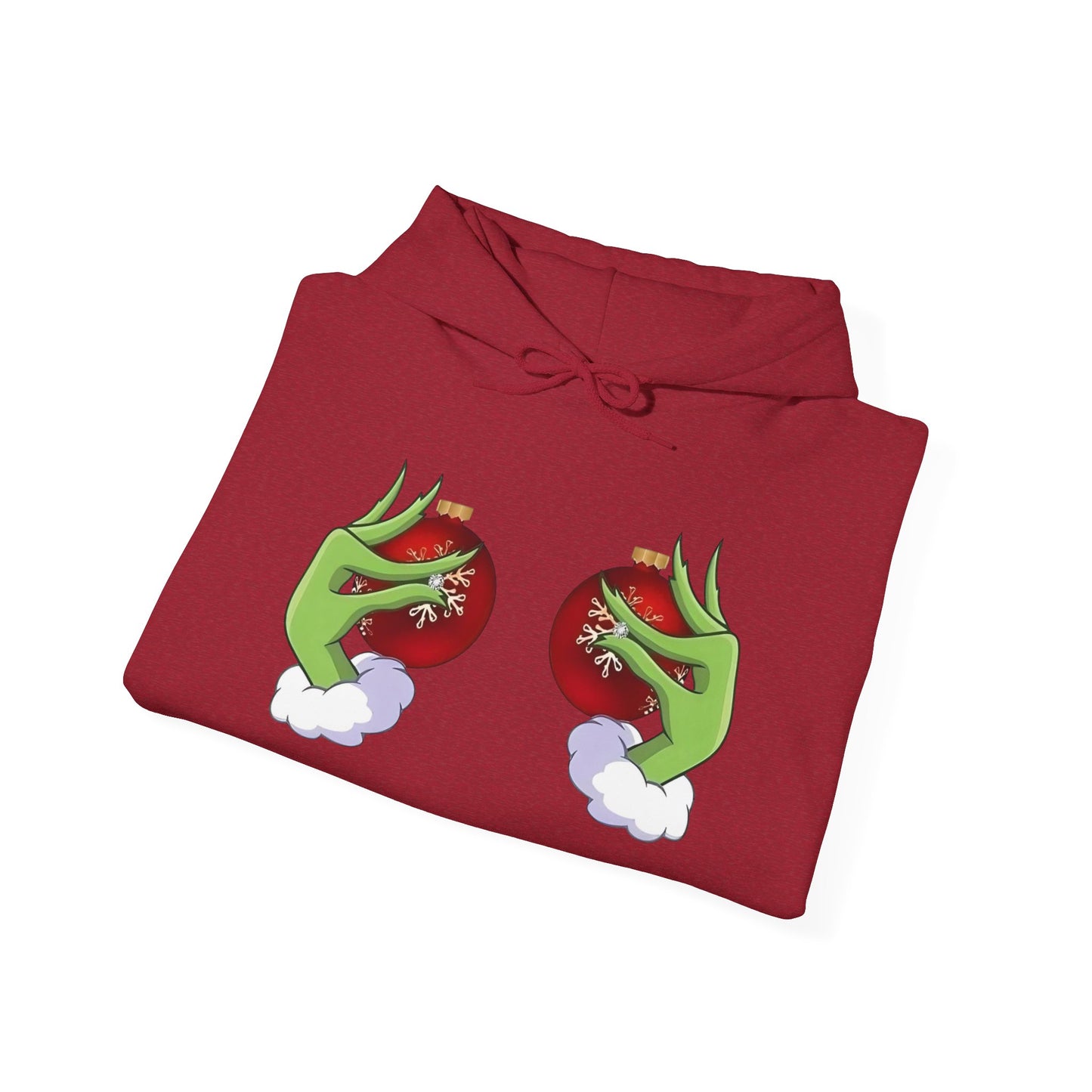 The Grinch Funny Graphic Hoodie Christmas Unisex Heavy Blend™ Hooded Sweatshirt