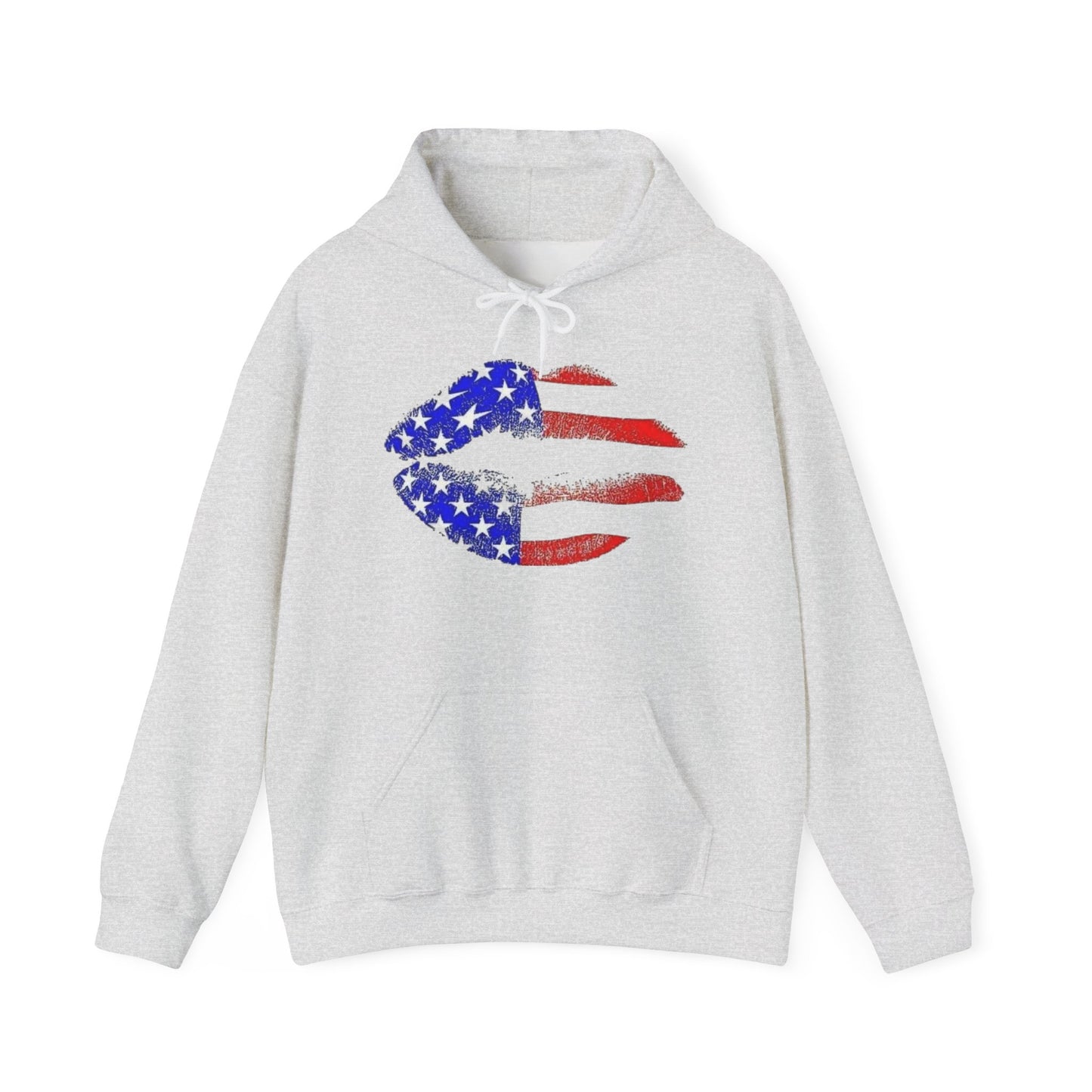 American Flag Lips Hoodie NEW ADULT Unisex Hooded Sweatshirt