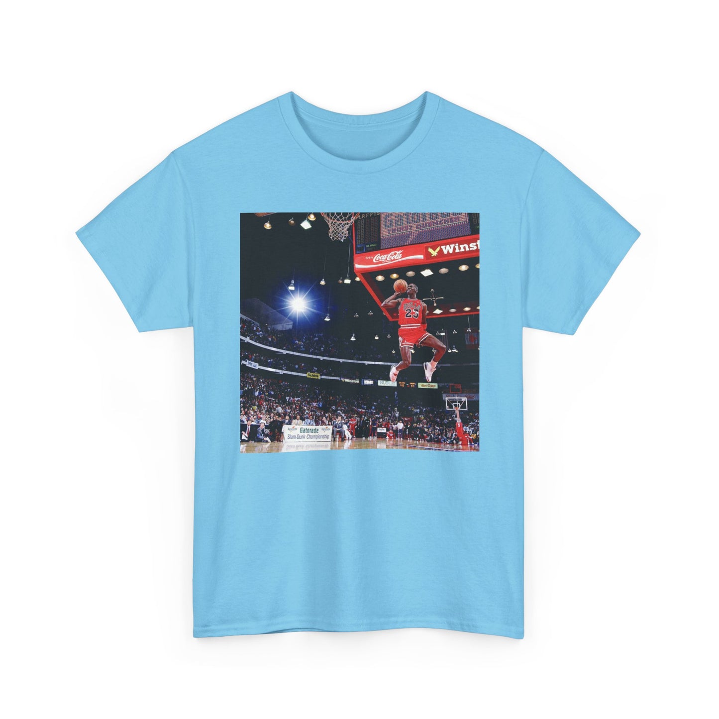 Michael Jordan Graphic T Shirt Retro Dunk Contest Unisex Heavy Cotton Tee