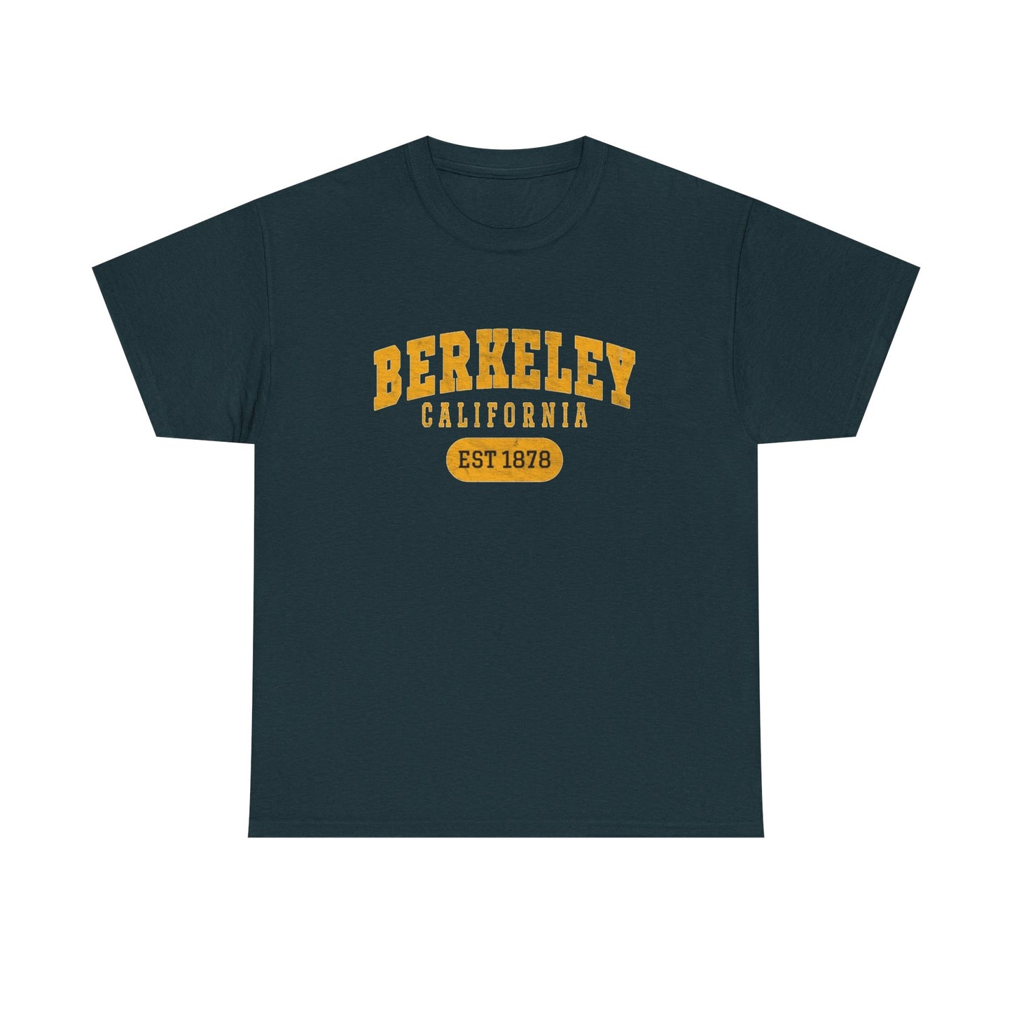 Berkeley California Retro Graphic T Shirt Men's Heavy Cotton Tee - Quality - Modern True to Size