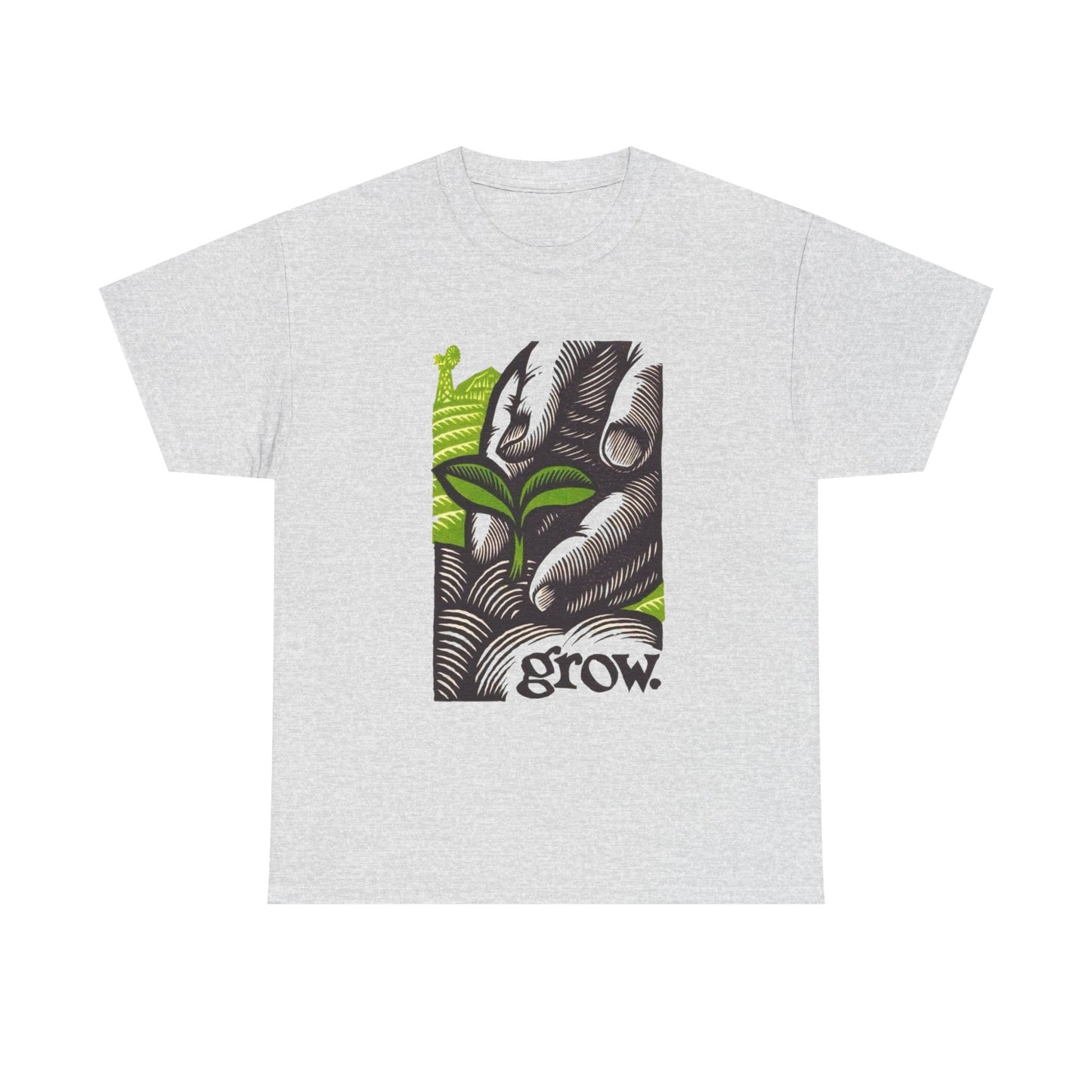 Green Thumb Farmers Grow T-Shirt NEW Gift Unisex Heavy Cotton Tee