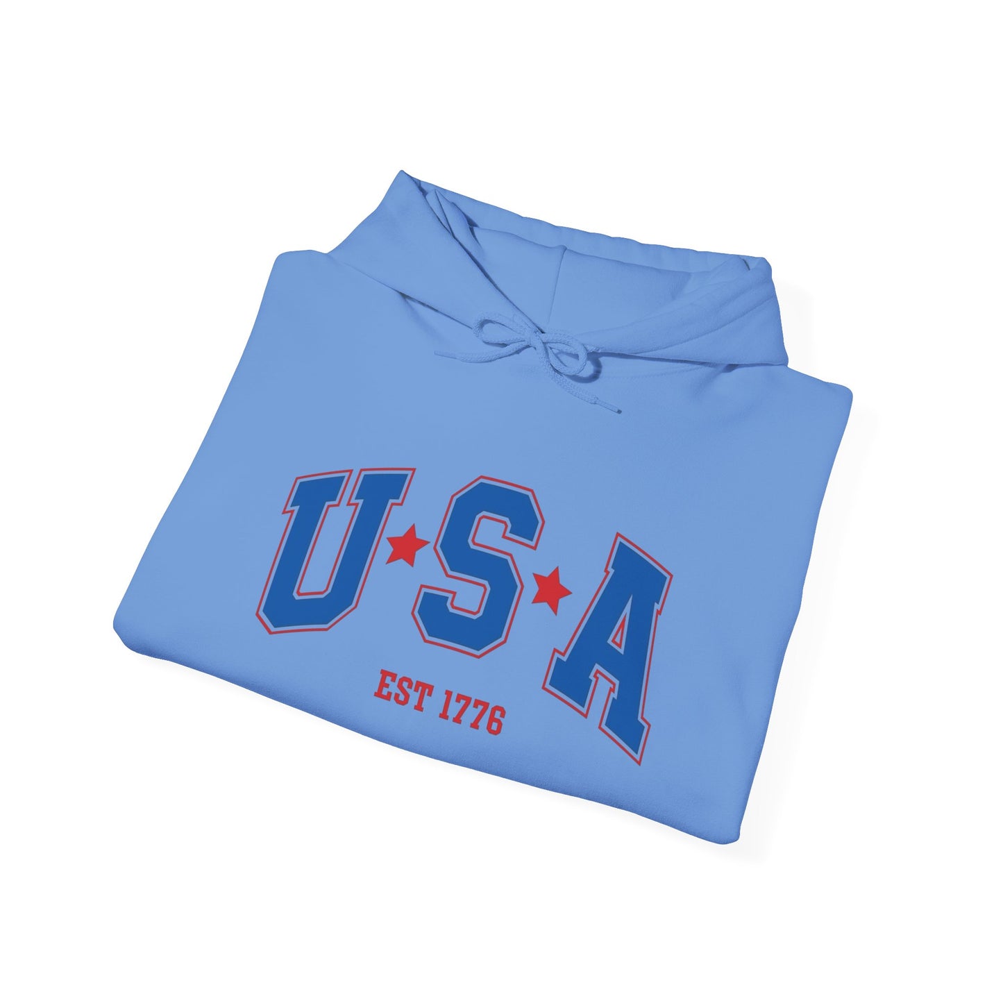 USA American Flag 1776 Graphic Hoodie Heavy Blend™ NEW Sweatshirt